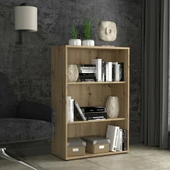 Regał TEMPRA 2 dąb artisan