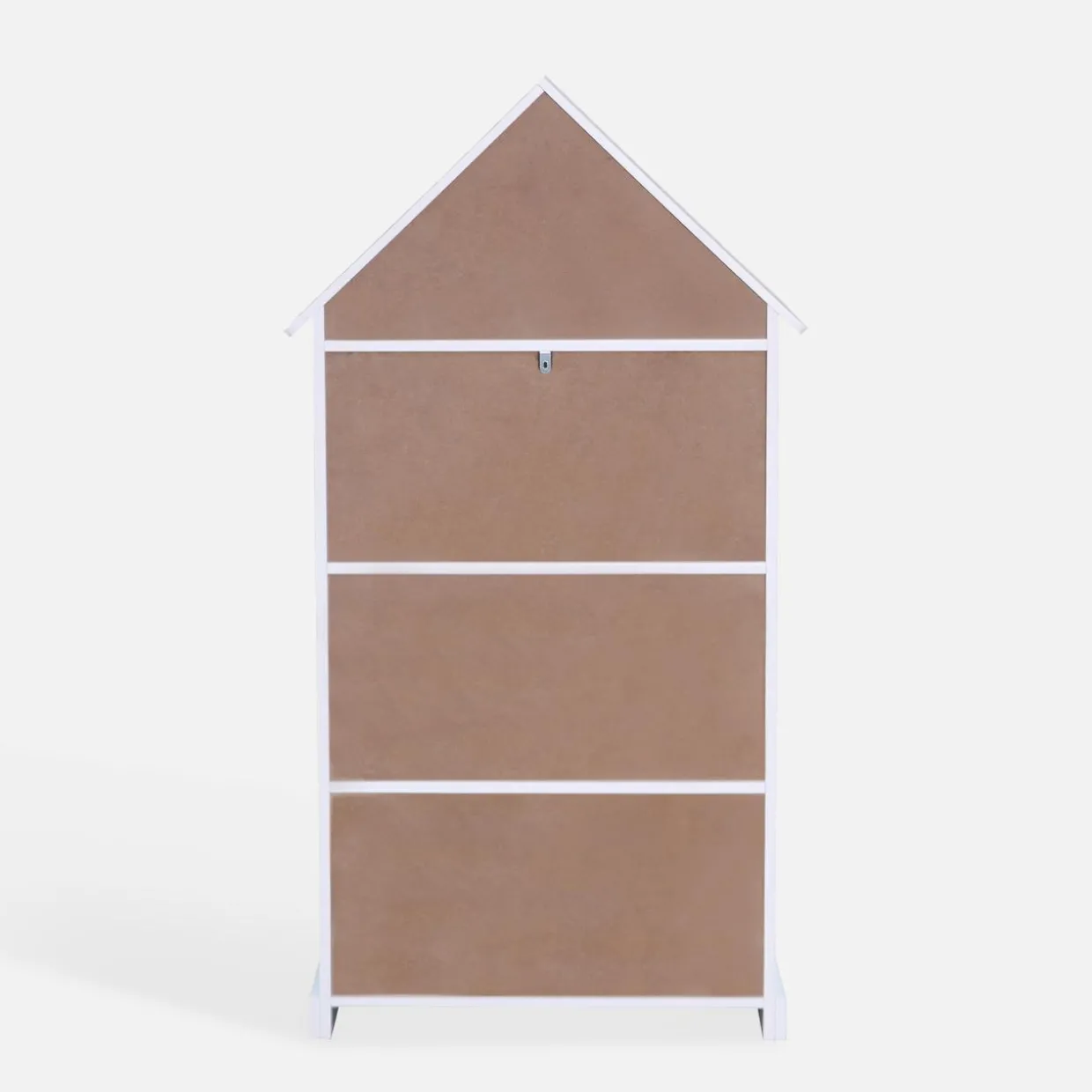 Regał w kształcie domku FALIANO biało-błękitny