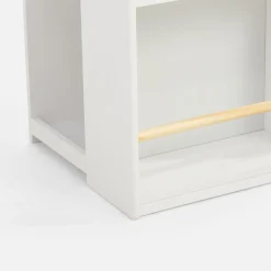 Regał w kształcie domku GUSISI biało-szary