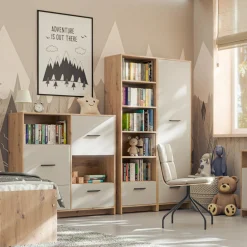 Regał wysoki z szufladą DOLCE