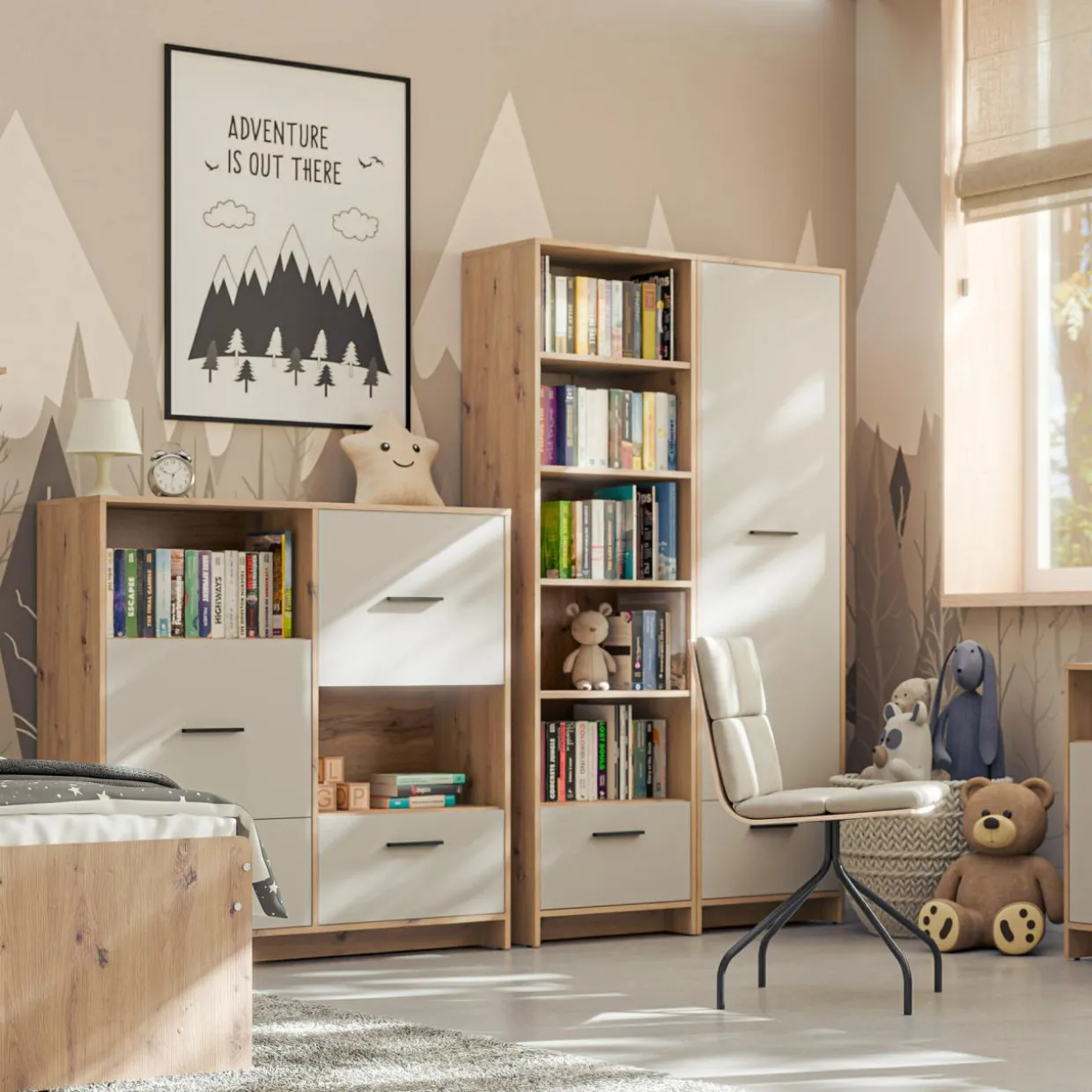 Regał wysoki z szufladą DOLCE