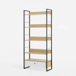 Regał wysoki z szufladą LINEARDO