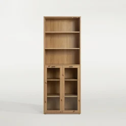 Regał wysoki z witryną GOLDSBORO