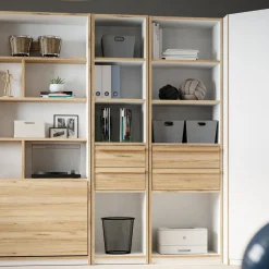 Regał z półkami i szufladami S-ROOM 59,4 cm