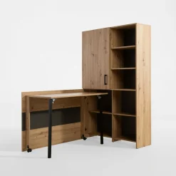 Regał z rozkładanym biurkiem OXFORD