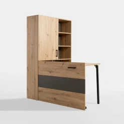 Regał z rozkładanym biurkiem OXFORD
