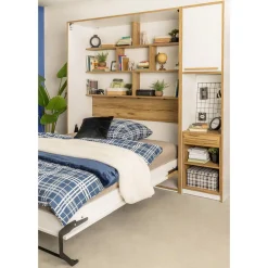 Regał z rozkładanym biurkiem S-ROOM