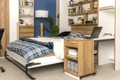 Regał z rozkładanym biurkiem S-ROOM