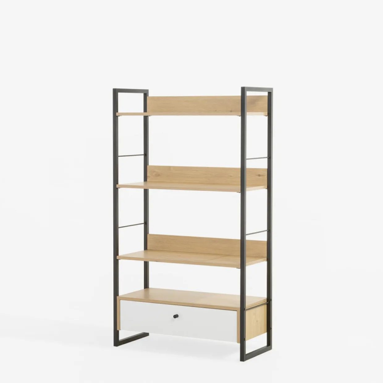 Regał z szufladą biały LINEARDO