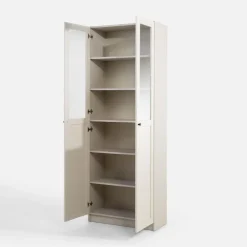 Regał z witryną 75,3 cm TED kaszmir