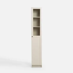 Regał z witryną kaszmir 35,2 cm TED prawy