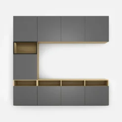 Regał z witryną MULTI WALL