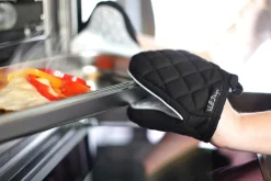 Rękawica kuchenna silikonowa łapka czarna LIVIO