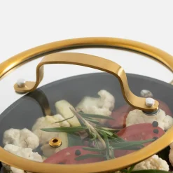 Rondel na gaz i indukcję czarny ROYAL 1,6 l