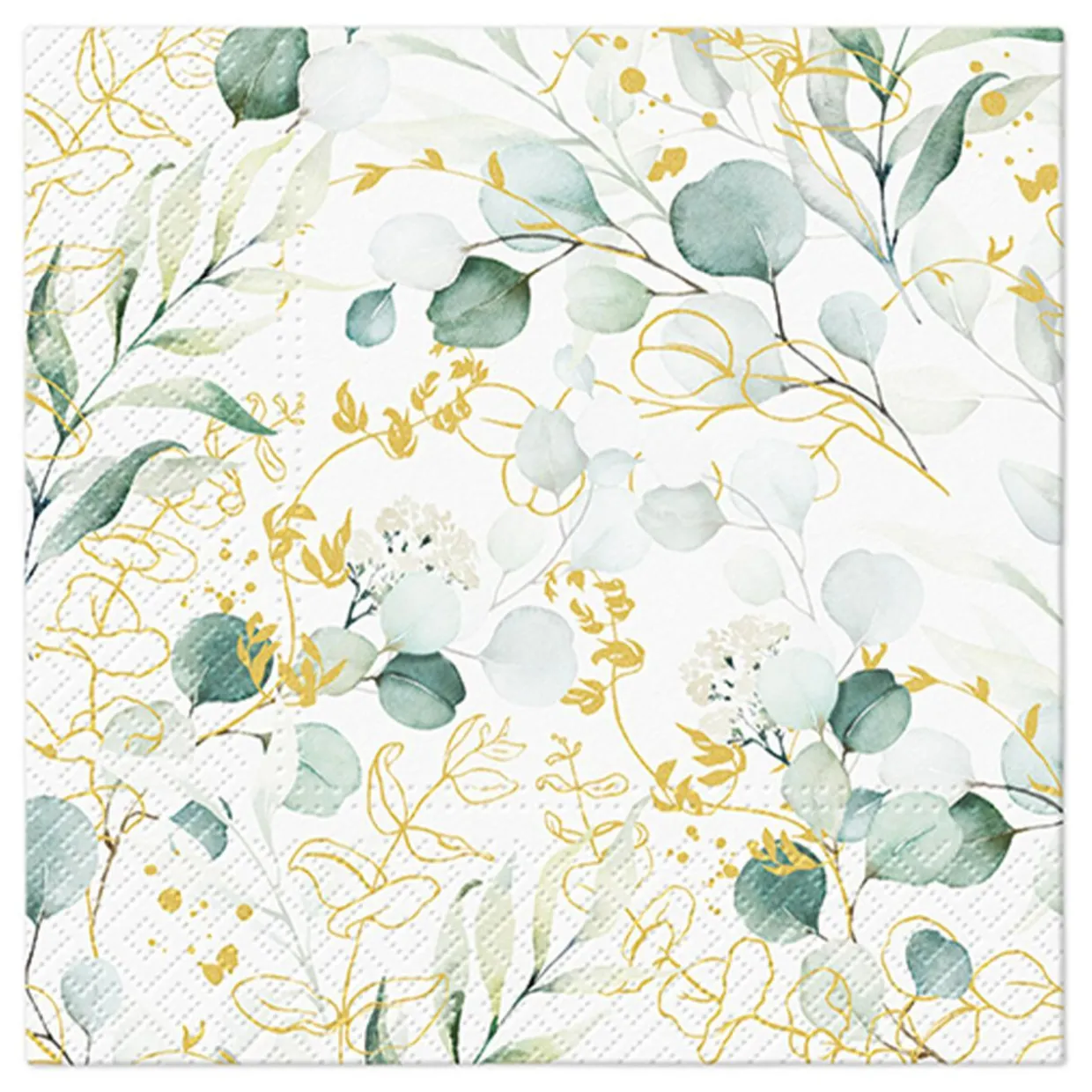 Serwetki papierowe GOLDEN EUCALYPTUS 20 szt.