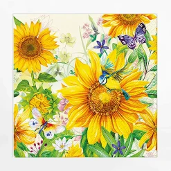 Serwetki papierowe WILD SUNFLOWERS, 20 szt.