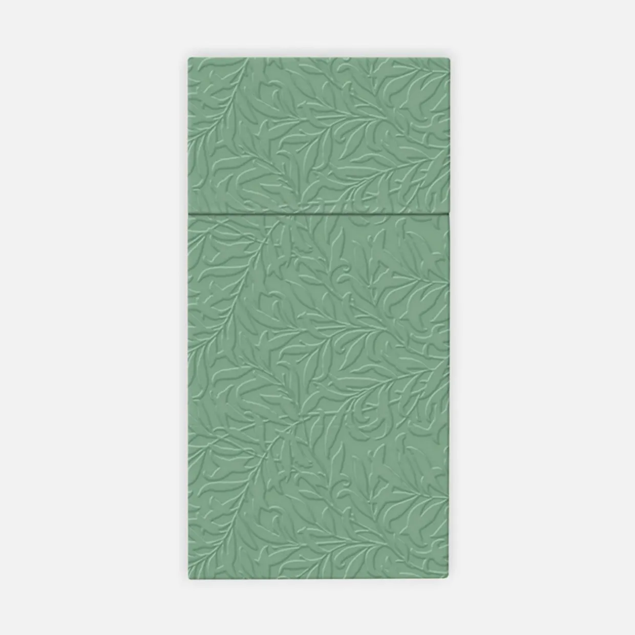 Serwetki z kieszonką na sztućce jasnozielone POCKET INSPIRATION FLORAL,16 szt.