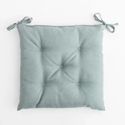 Siedzisko na krzesło niebieskie SAWANA 38x38 cm