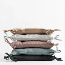 Siedzisko na krzesło niebieskie SAWANA 38x38 cm