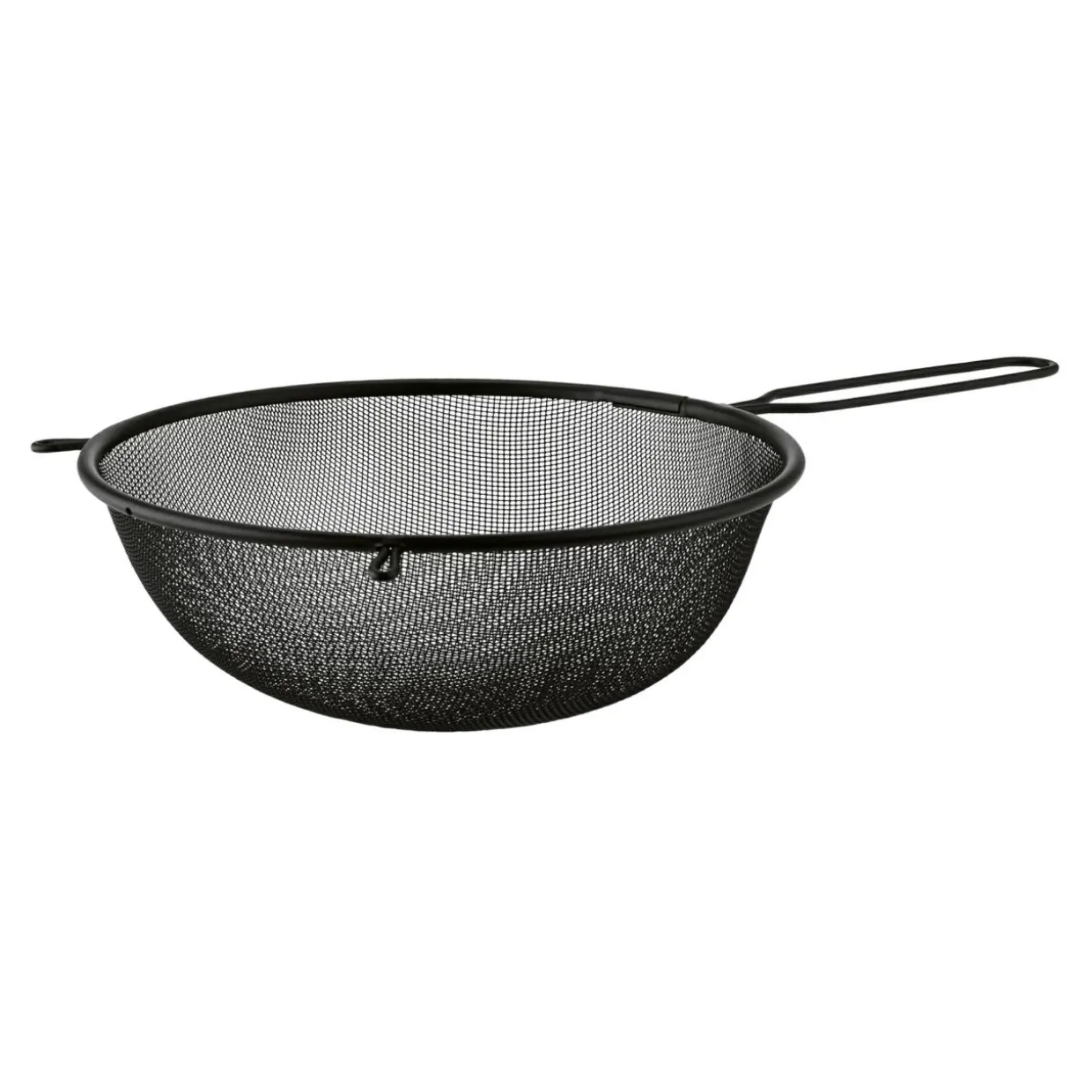 Sitko kuchenne z rączką czarne DARK 23 cm