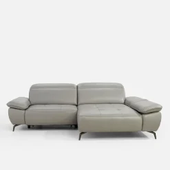 Skórzany narożnik z regulowanym zagłówkiem MONZA prawy