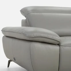 Skórzany narożnik z regulowanym zagłówkiem MONZA prawy