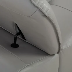 Skórzany narożnik z regulowanym zagłówkiem MONZA prawy