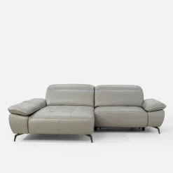 Skórzany narożnik z regulowanym zagłówkiem MONZA lewy