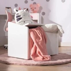 Skrzynia na zabawki TOP BABY różowa