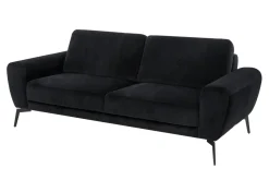 Sofa 3 osobowa czarna SPRING