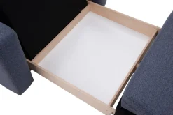 Sofa 1,5 osobowa rozkładana szara MONTY