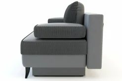 Sofa 3 osobowa rozkładana szara GLORIA
