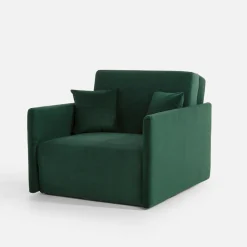 Sofa amerykanka butelkowa zieleń MIKA