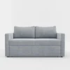 Sofa amerykanka sztruksowa szara SOFI