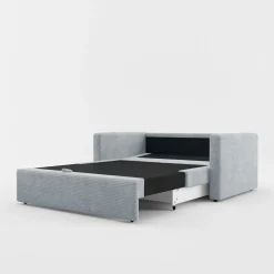 Sofa amerykanka sztruksowa szara SOFI