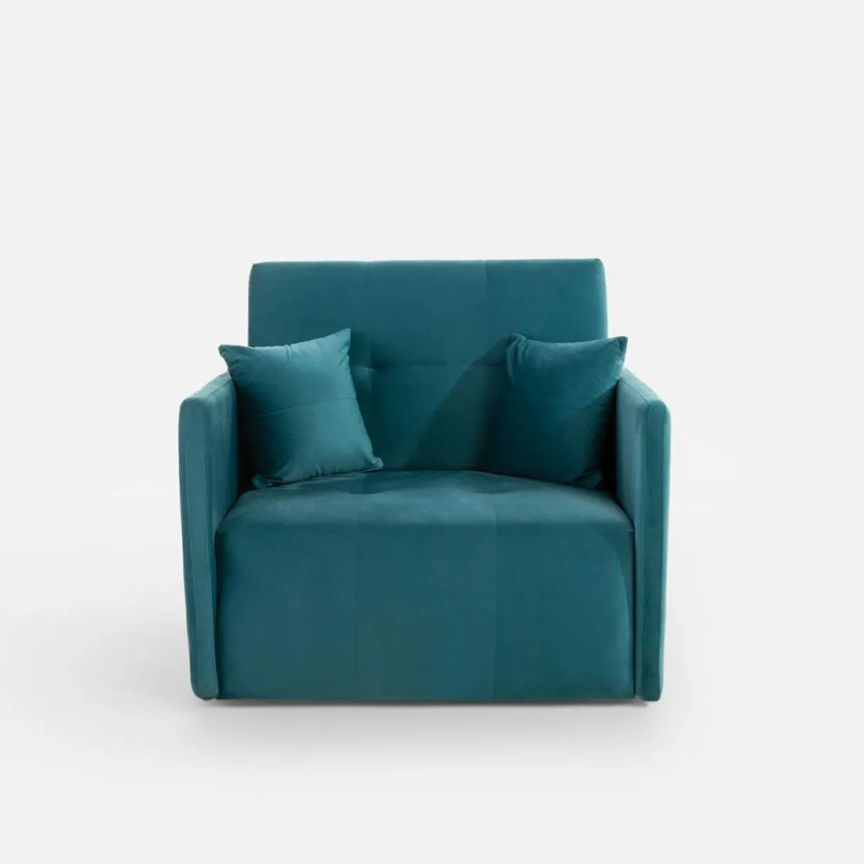 Sofa amerykanka turkusowa 93 cm LEO I