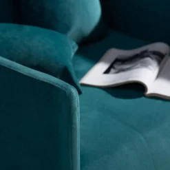 Sofa amerykanka turkusowa 93 cm LEO I