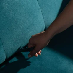 Sofa amerykanka turkusowa 93 cm LEO I