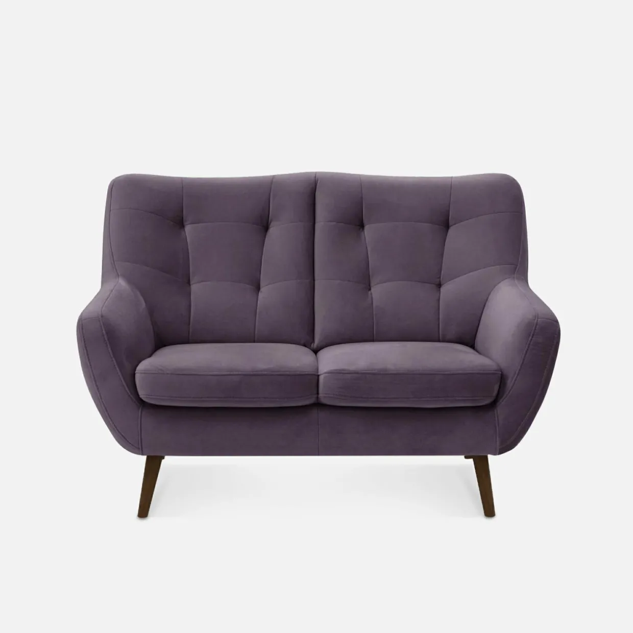 Sofa fioletowa SCANDI 137 cm