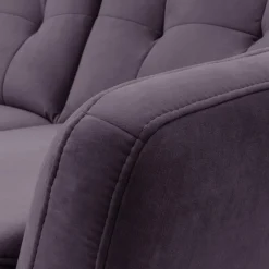 Sofa fioletowa SCANDI 137 cm