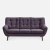 Sofa fioletowa SCANDI 187 cm