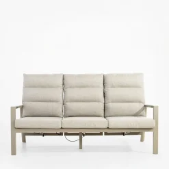 Sofa ogrodowa 3-osobowa, z regulacja oparcia NALANI