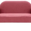 Sofa 2-osobowa ciemnoróżowa MIDNI