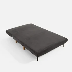 Sofa 2-osobowa ciemnoszara LAVILLA