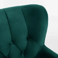 Sofa 3-osobowa ciemnozielona KELSO