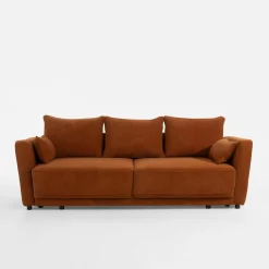 Sofa 3-osobowa pomarańczowa ANDORA