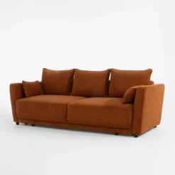 Sofa 3-osobowa pomarańczowa ANDORA