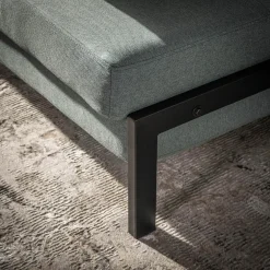 Sofa 1-osobowa rozkładana szarozielona PARKA
