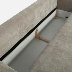 Sofa rozkładana beżowa HUGGY