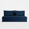 Sofa rozkładana granatowa DUE